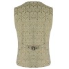 Pentagramme Palatine Men Cream Color Waistcoat 